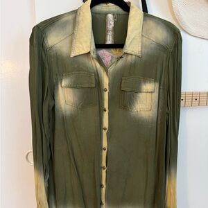 Aratta Silent Journey Ombré Floral Blouse